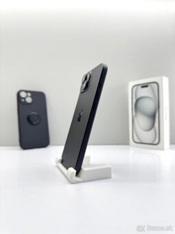 iPhone 15 128GB BLACK TOP STAV ORIGINÁL - 3