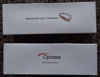 Optoma ZD302 3d okuliare nove - 3