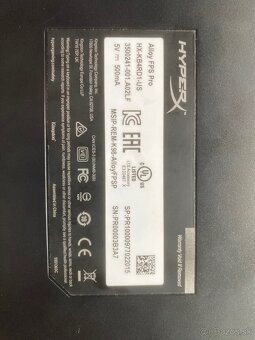 Predám klávesnicu HyperX - 3