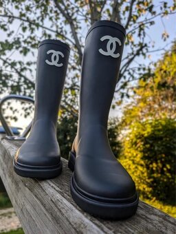 Chanel čižmy gumáky vel.39 - 3