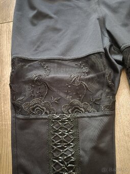 Čierne elegantne leginy - 3