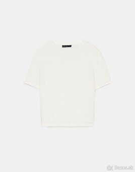 Mohito bavlnene upletove tričko XS biele - 3