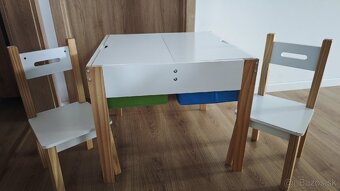 Detský stolík + 2 stoličky - 3