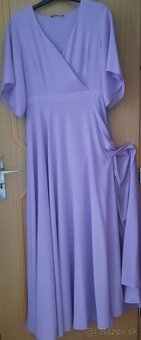 FIALOVÉ/LEVANDULOVÉ dlhé šaty - 3