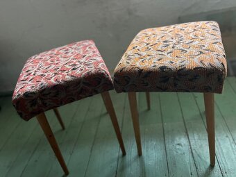 Stolicky - stolčeky retro - 3