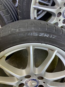 Disky Mercedes Benz OEM 17” a pneumatiky - 3