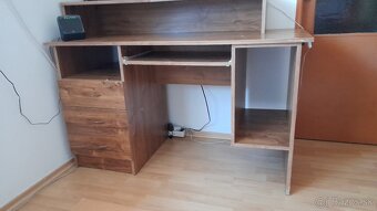 Počítačový stôl 130cm šírka - 3