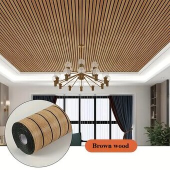 Samolepiace, 3D drevene panely - 3