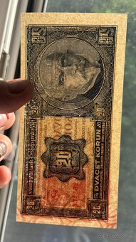 Bankovky 1.ČSR 20 Kč 1926 UNC - 3