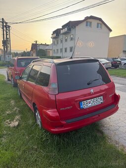 Predam Peugeot 206 Sw 1.4Hdi 1 majiteľ - 3
