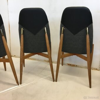 Retro kultove raketove stolicky Miroslav Navratil 4ks - 3