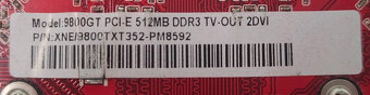 [náhradné diely] Palit 9800GT 512MB - 3