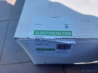 ELEKTRÓNY (NOVÉ) ŠKODA R16 5X112 7JX16 ET45 - 3