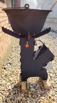 Raketová pec,záhradný gril,rocket stove. - 3