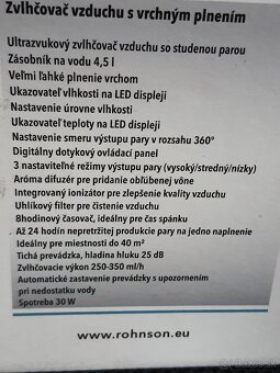 Zvlhčovač vzduchu 4.5L - 3
