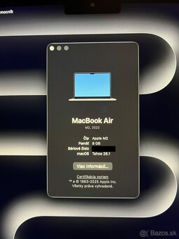 Apple MacBook Air 13" M2 (2022) – 8 GB RAM / 512 GB SSD - 3