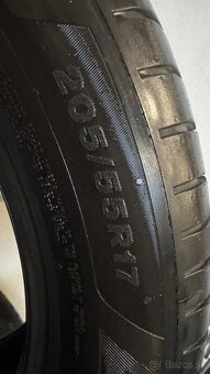 Predám letné pneu 205/55/R17 - 3