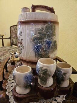 Súdok s pohárikmi - keramický - 3