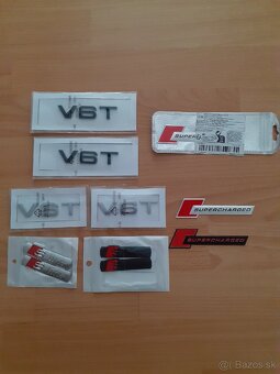 Znak Audi S line V6T Supercharged - 3