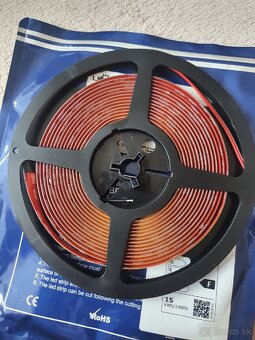 Led pásik 24v 15W/m COB Tepla biela (5m). - 3