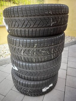 Predam orig alu skoda 5x100-16s pneu zimne 215/45r16 - 3