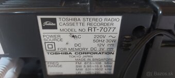 Toshiba RT7077 - 3