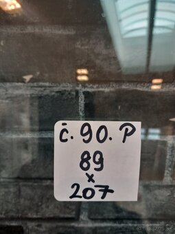 Plastové dvere č.90.89x207cm Ľ - 3