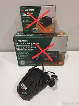 Predám nové Parkside batérie 20v a rôzne nabíjačky 20v / 12v - 3