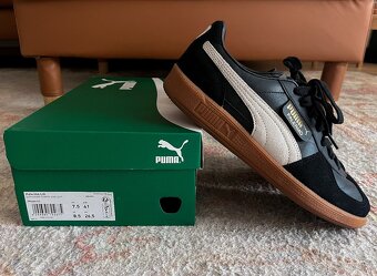 PUMA Palermo tenisky koža čierno biele veľkosť 41 - 3
