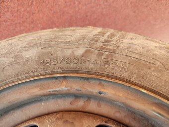 Predam4×letne kolesa 185/60R14 - 3