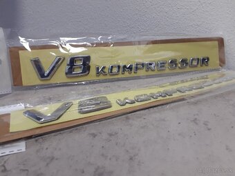 Logo znak Mercedes V8 Kompressor - 3