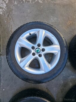Originál disky Škoda Fabia 195/55 R15 - 3