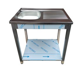 Nerezové gastro dřezové stoly - různé rozměry - 3