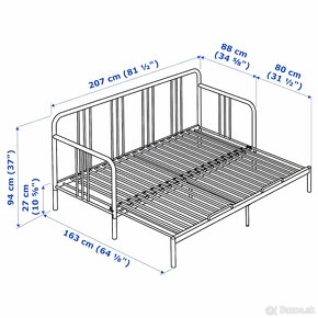 Pohovka/rozťahovacia posteľ Fyresdal IKEA - 3