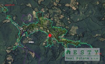 PREDAJ, Vyhne - investičný pozemok pre 6 RD, právoplatné sta - 3