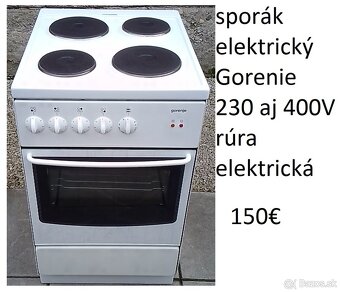 predám sporák aj s káblom rovno do zásuvky 230V - 3