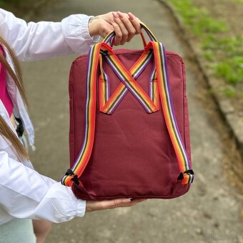 Fjallraven kanken objem 16 L nový bordovej farby nový - 3