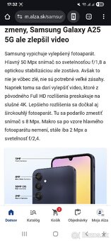 Predám Samsung Galaxi A25 5G. 6Gb ram 128Gb - 3