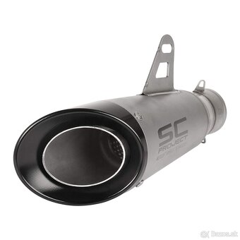 Nový  športový  ladený  Nerezový  univerzálny    moto výfuk - 3