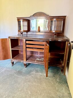 Retro sekretár z masívneho dreva – zachovalý stav - 3