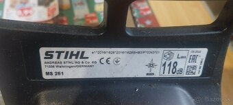 Motorová píla stihl 261 - 3