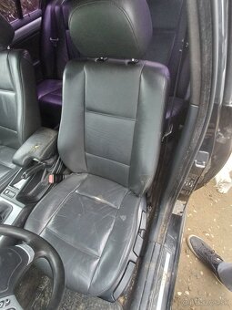 Kožené sedačky bmw e46 sedan -nesklopné - 3