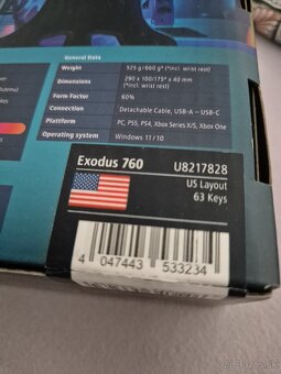 Herná klávesnica Hama Exodus 760 mini - 3