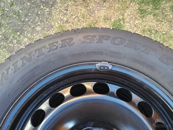 Sada kolies Škoda Superb 3, plechové disky + pneu 215/60 R16 - 3