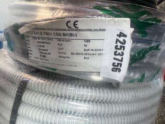 CYKY kabel 3,0 x 1,5 750V+ocharana 16mm - 3