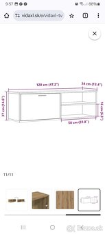 Tv stolik dub artisan - 3