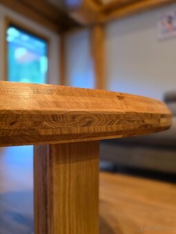 Dubový konferenčný stolík, stôl - 3