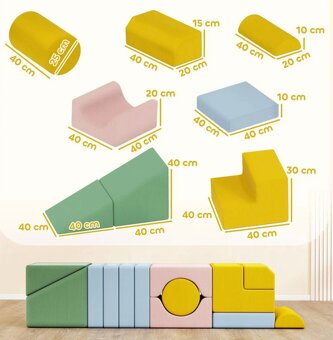 Penové stavebné bloky/kocky - 3