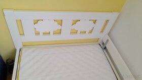 Detska postel Ikea Kritter 160x70cm,biela+matrac a rost - 3