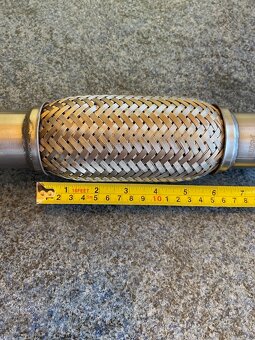 Nerezový pletenec s nátrubkom 45 x 270 mm - 3